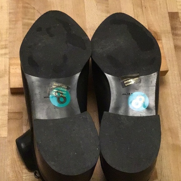 Fabianelli Made in Italy black leather pointy toe side zip block heel boots. S 8 - Picture 7 of 11